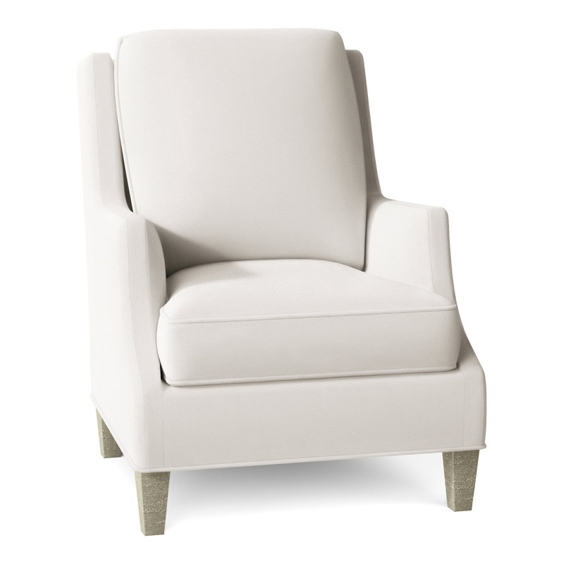 Fauteuil l 31,5 po Savannah, Amande chamois, Perigold sur l'agneau Sables blancs