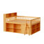 Grand lit mezzanine avec rangement, tête de lit avec lumière DEL, naturel-958687720-958687723