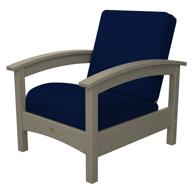 Rockport Club Chair, Sand Castle / Navy