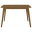 Table de salle à manger rétro avec pieds en angle