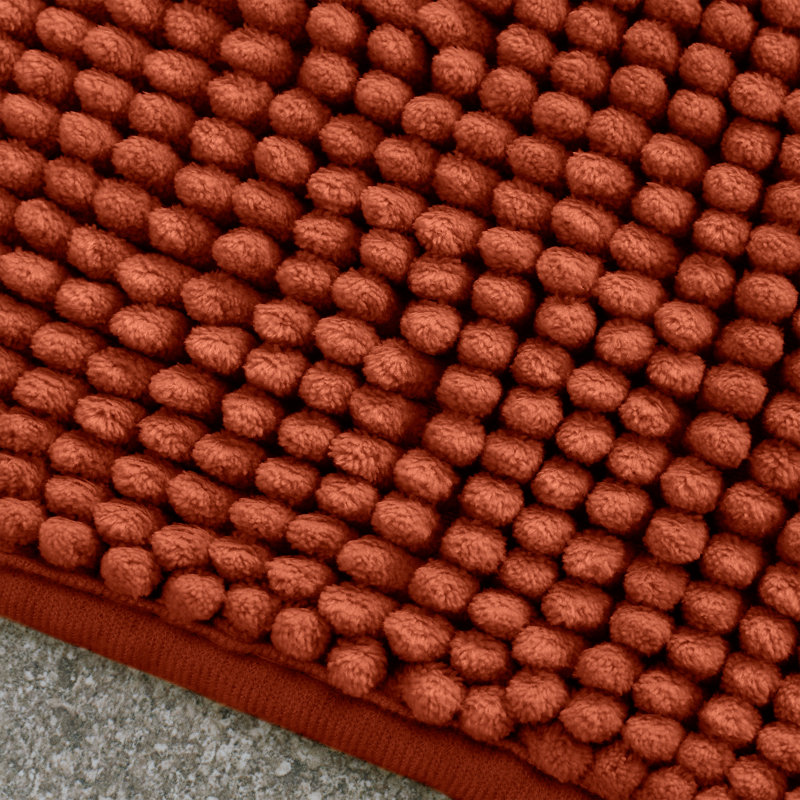 Bobble Bath Mat, Terracotta