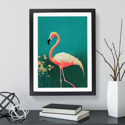 Walking Flamingo - Wall Art