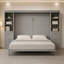 Lit escamotable mural Murphy avec tiroir et ensemble de prises, ports USB-826162510