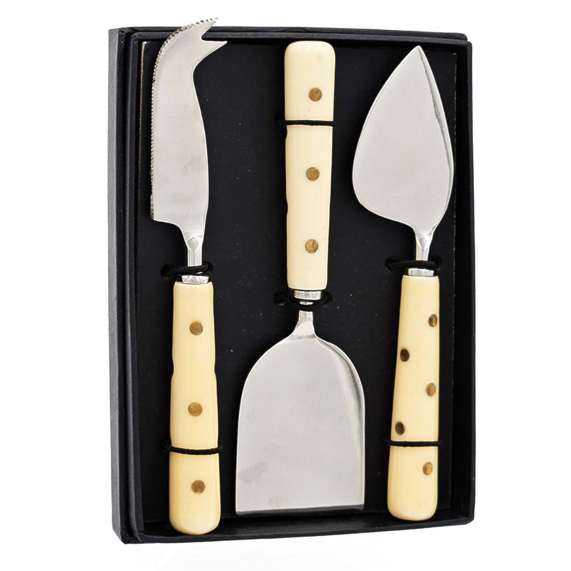 Ensemble de trois plateaux à fromage élégants au design élégant, parfait pour recevoir et améliorer votre expérience de planche à fromage.