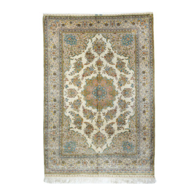 Silk Striped Area Rug