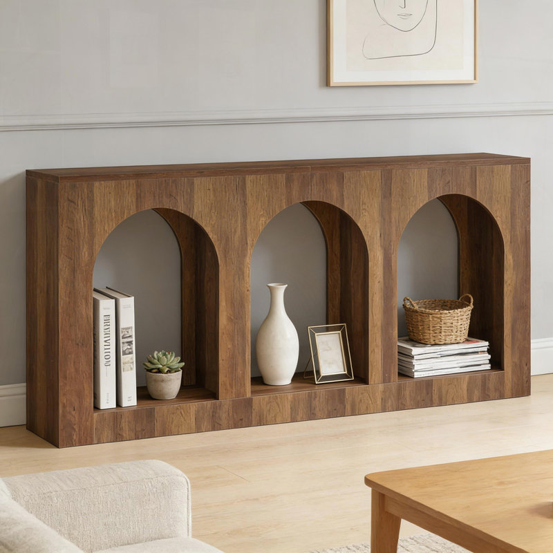 Console moderne pour le salon, Brun