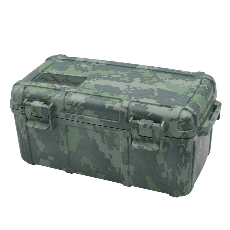 Humidificateur de voyage imperméable à cigares, camouflage numérique