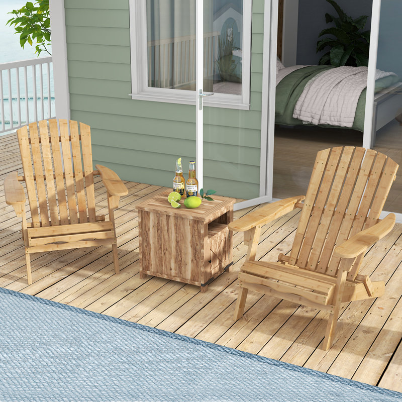 Chung Foldable Outdoor Adirondack Chair