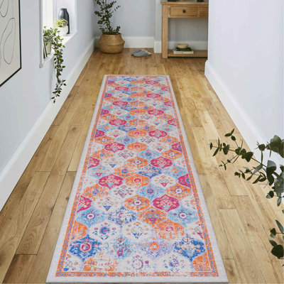 Tapis crème 2 pi 6 po x 10 pi lavable, à poils courts, antidérapant, antidérapant, pliable et pour animaux, pour le salon, la chambre à coucher, la cuisine, la salle à manger lavable 2 pi 6 po x 10 pi, délice , Apporte de la joie