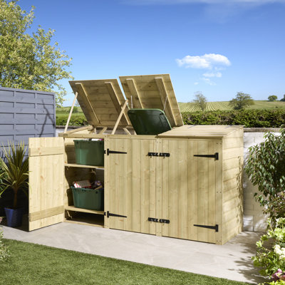 Wooden Bin Store