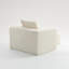 Canapé à compression en velours côtelé avec repose-pieds, doux et durable, aucun assemblage requis, parfait pour les espaces de vie modernes-402805685