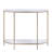 White Marble Top Console Table