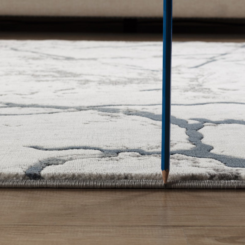 Gray 7 ft. 10 in. x 10 ft. 6 in. Area Rug, Rectangle 7'10" x 10'6"