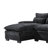 123*55"Modern U-Shaped Sectional Sofa With Console-924998602
