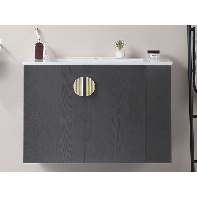Meuble-lavabo avec lavabo et portes élégantes