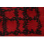 Tapis oriental rouge en laine Gabbehh fait à la main 10 x 13