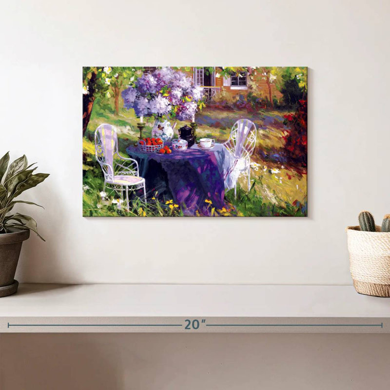 Alvord Lilac Tea Party, 8" H x 12" W