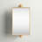Demetri Metal Rectangle Wall Mirror-669981042