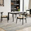 Ensemble de 2 chaises de salle à manger de style Mid-Century avec structure solide et siège tissé à la main-1284580981-1284580979