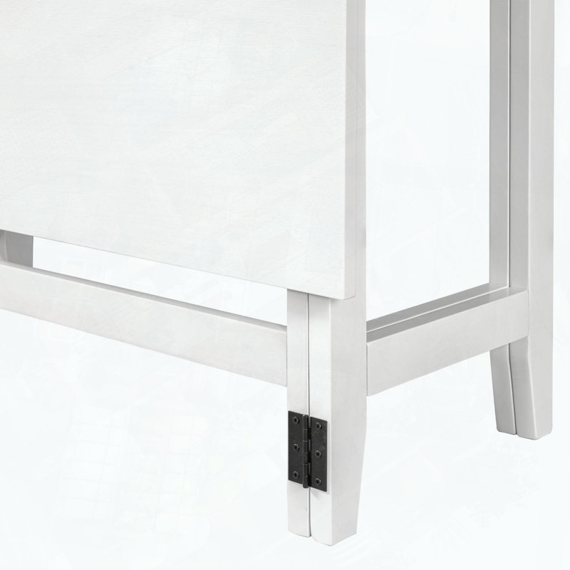 Table de salle à manger extensible Farmhouse, Blanc