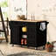 Chariot de cuisine noir Space-953157036