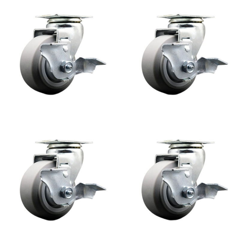 Thermoplastic Rubber Swivel Caster