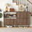 16 Pair Shoe Storage Cabinet