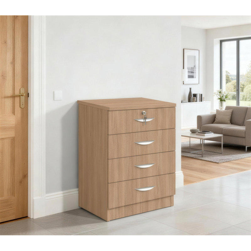 Bremble 4 -Drawer Storage Cabinet, Sandstone