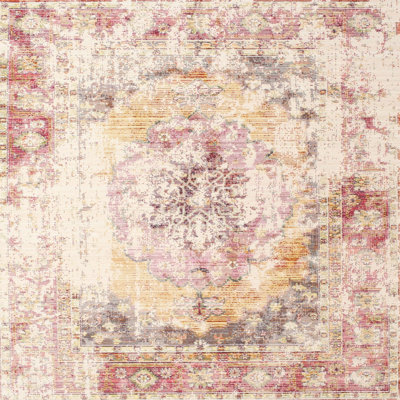 Tapis oriental jaune Libra