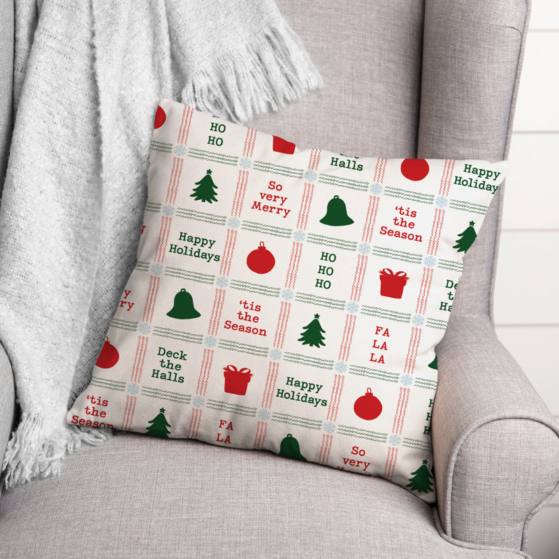 Coussin Xmas Icon Grid
