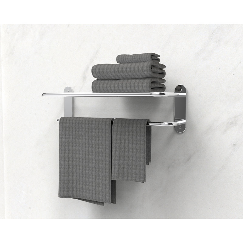 2 Wall Towel Rack, Chrome