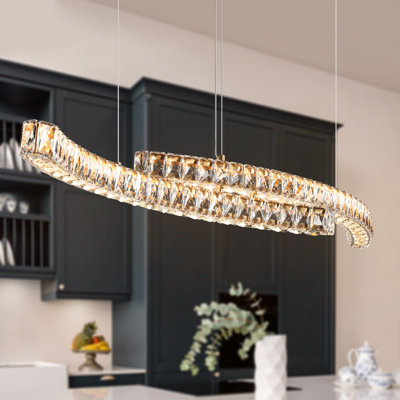 Crume 2 - Light LED Kitchen Island Pendant