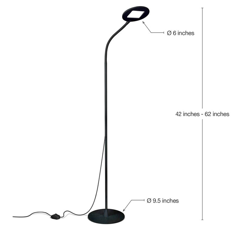 17.3'' LED Arched Floor Lamp