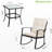 3-Piece Patio Rocking Bistro Set