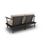 160cm Wide Ash Patio Sofa with Cushions-2016576794