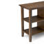 Redmond - Console de canapé - Brun rustique naturel vieilli