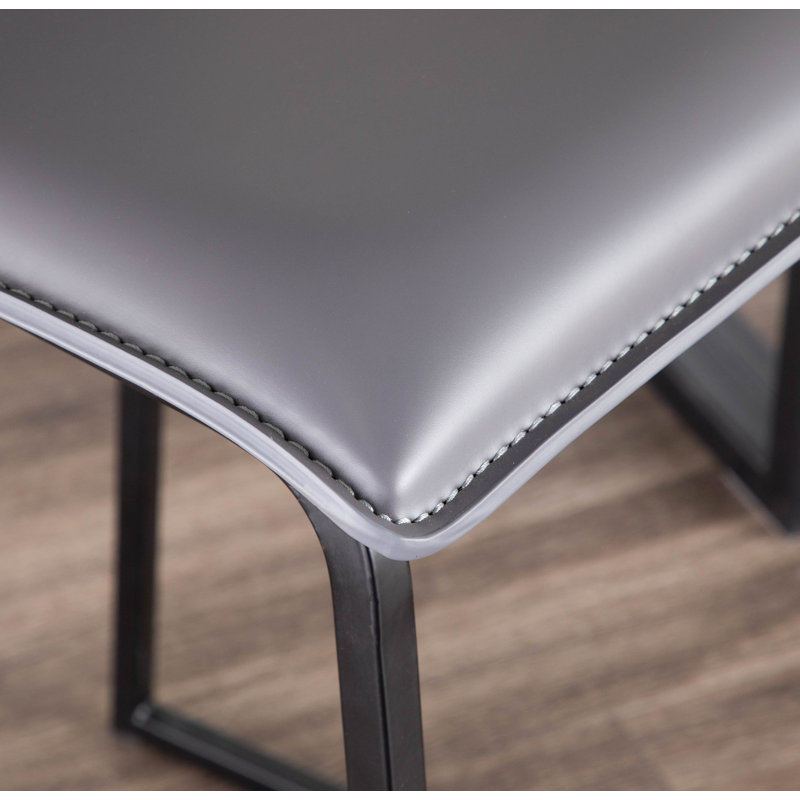Tabouret Middlebrook, Gris, Noir, Tabouret de bar (siège d'une hauteur de 30 po)