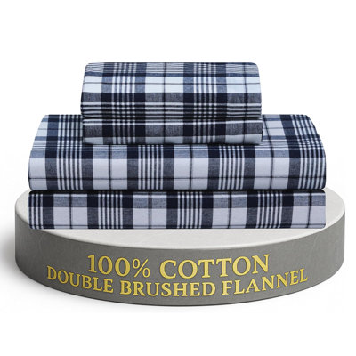Flannel Sheets Set Double Brushed