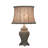 Holmwood 45.5cm Table Lamp, Bedside Buffet Lamp with Mosaic Design Base & Polyester Shade-36587976