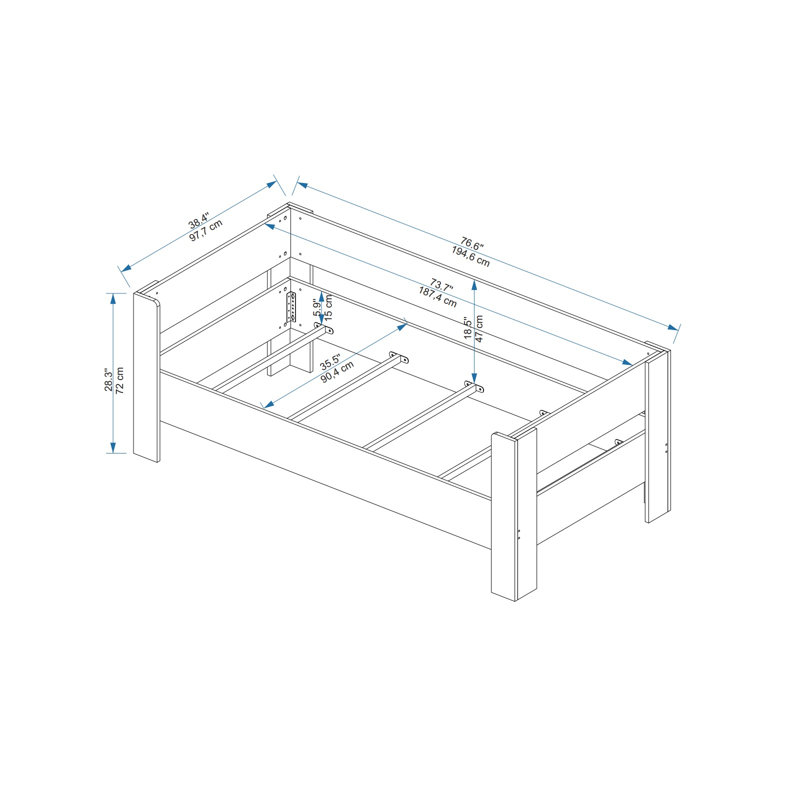 Erving Daybed, Atlantic Pine