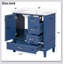 Ensemble de meuble-lavabo moderne 30 po avec meuble-lavabo-409863162