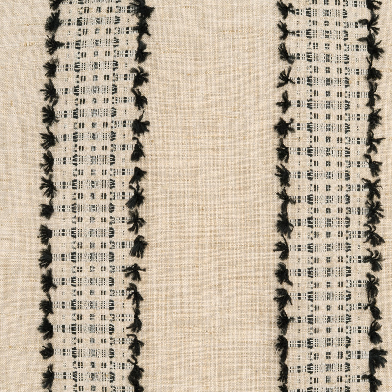 Coussin Espira, Ébène, Carré 24 po