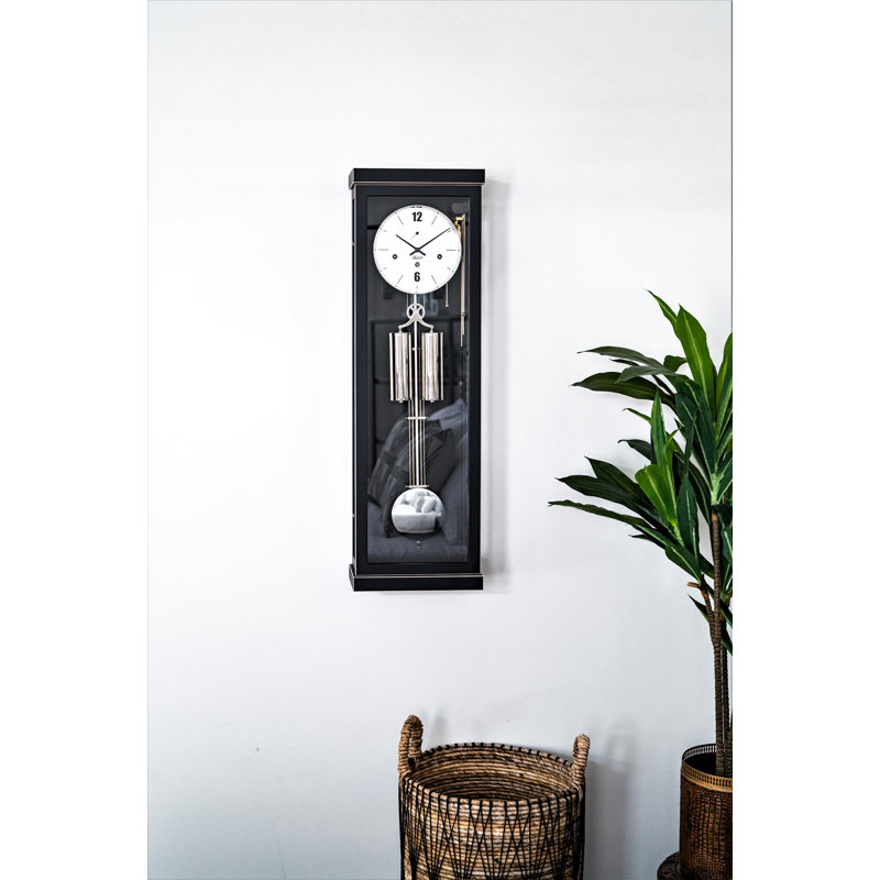 Wood Wall Clock, Black