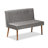 Frederickson Alvis Mid-Century Modern Emerald Green Velvet Upholstered And Walnut Brown Finished Wood 3-Piece Dining Nook Set-1873590379
