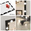 Miroir pleine grandeur avec lumière, miroir de garde-robe pleine longueur, 3 modes de couleur, convient aux vestiaires et aux chambres à coucher, à fixation murale, à commande tactile, noir