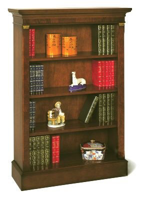 Tarporley 122cm H x 84cm W Standard Bookcase, Mellow Mahogany