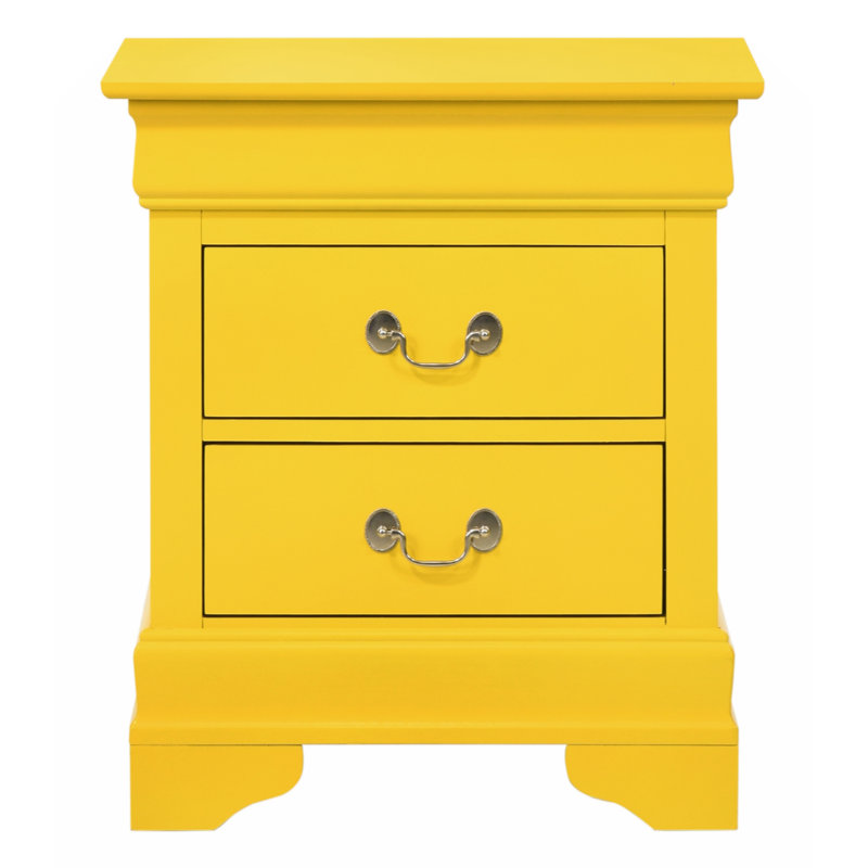 Jeffreys 21'' W Nightstand, Yellow
