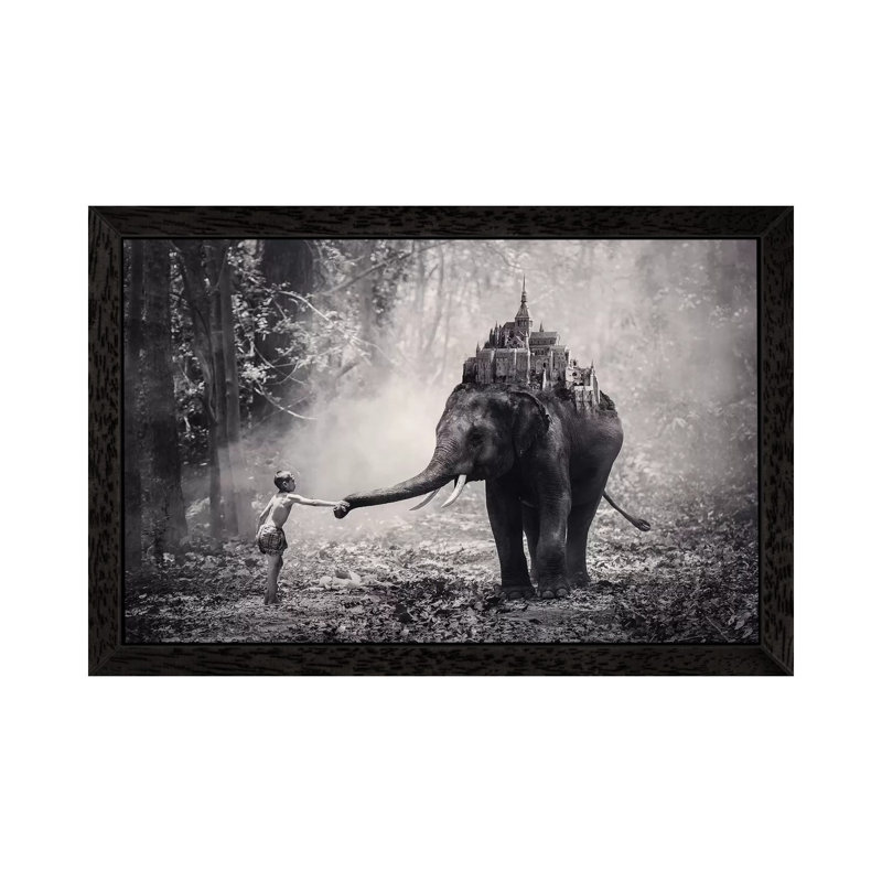 Dreamland - Print on Canvas, Black Floater Framed, 101.6 cm H x 66.04 cm W
