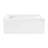 Kingston Brass Aqua Eden 54-Inch Acrylic Rectangular 3-Wall Alcove Tub, Hand Drain and Anti-Skid Surface-89213336