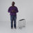 Perri Iron Top End Table